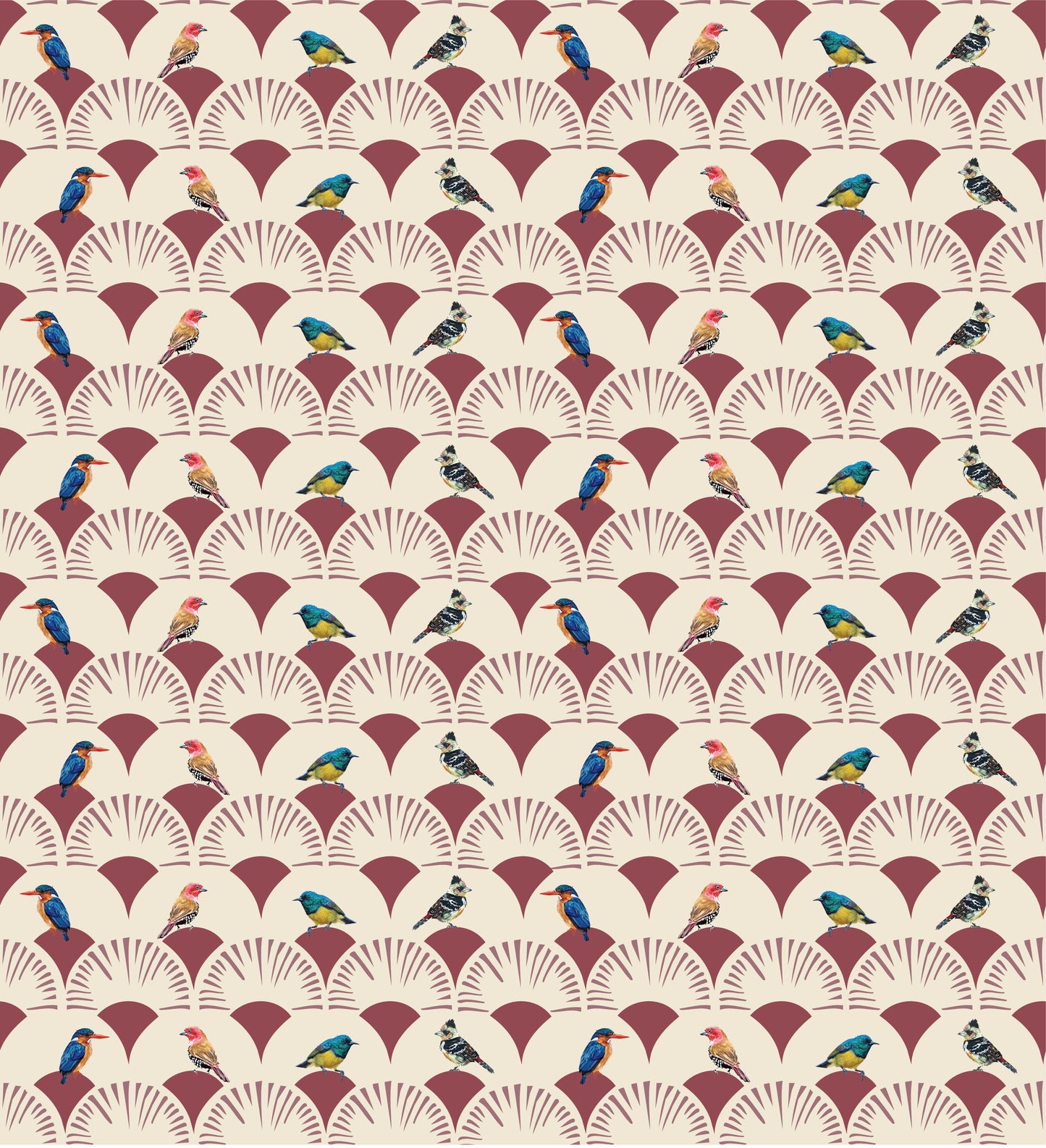 Perched & Patterned - Wallpaper