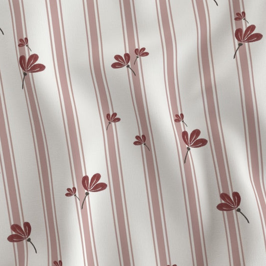 Petals & Pinstripes - Fabric