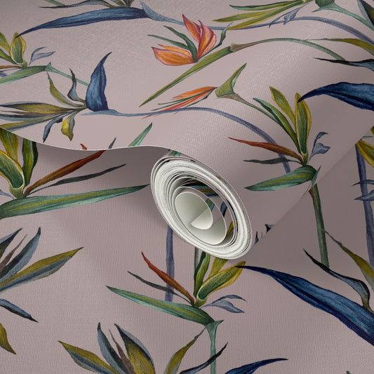 Strelitzia Stripe - Wallpaper