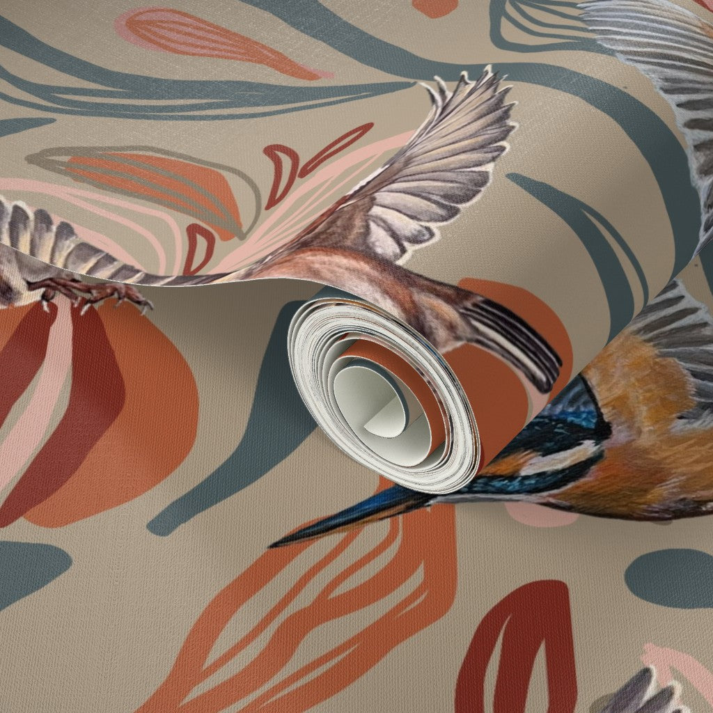 Botanical Flight Wallpaper