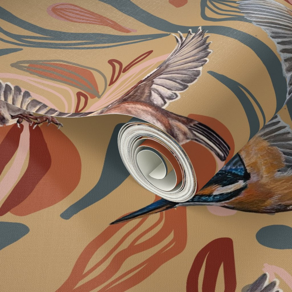 Botanical Flight Wallpaper
