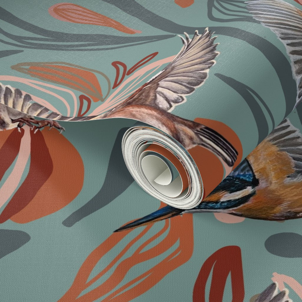 Botanical Flight Wallpaper