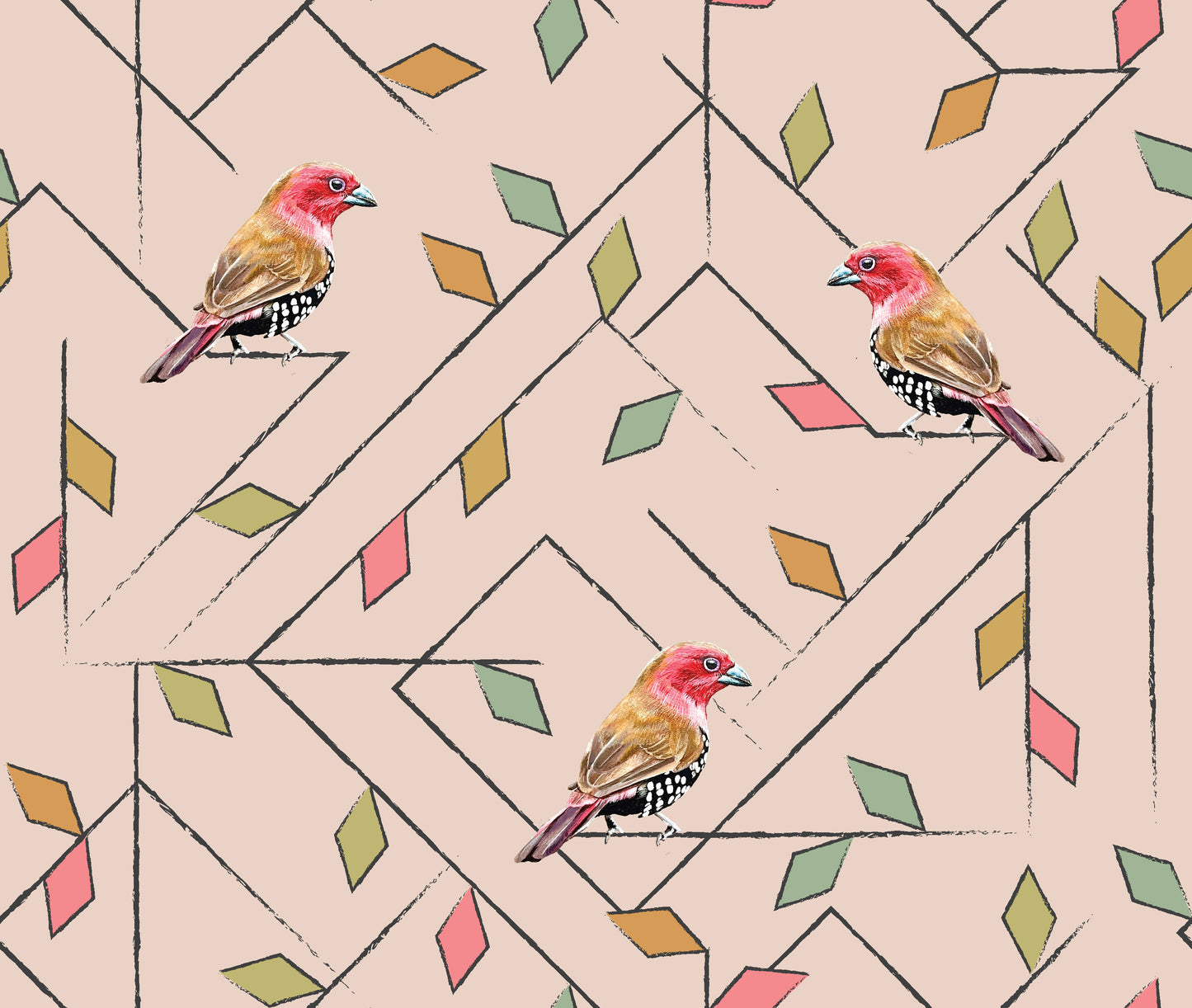 Featherfall Garden - Fabric