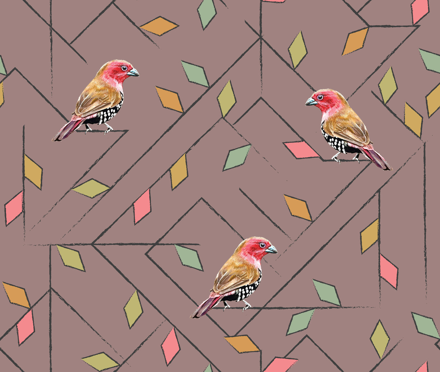 Featherfall Garden - Fabric