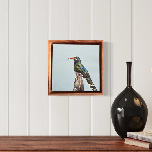 Green Wood Hoopoe - Bird Painting